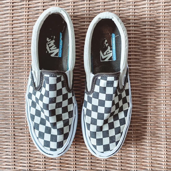 Vans Shoes - ultracush checkered slip-on | vans